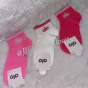 Pink Ankle Socks set
